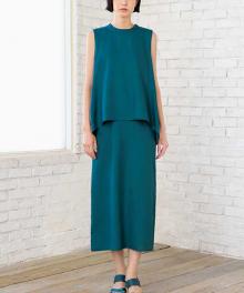 BT196 ノースリーブシャツ+キャミソールワンピース　【セットアップ】