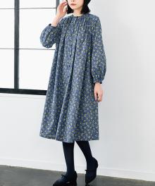 BT225 バンドカラーシャツワンピース