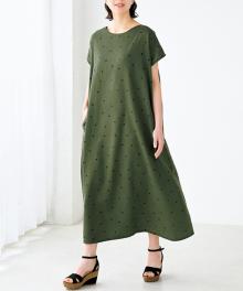 BT338 Aラインワンピース