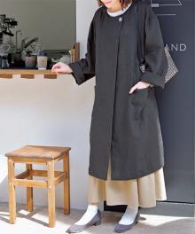 BT457 ノーカラーコート