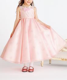 BT505 オーガンジーのフラワードレス