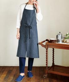 BT576 スリット入りロングエプロン