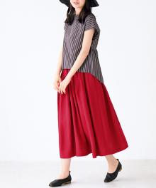 BT591 タックギャザースカート