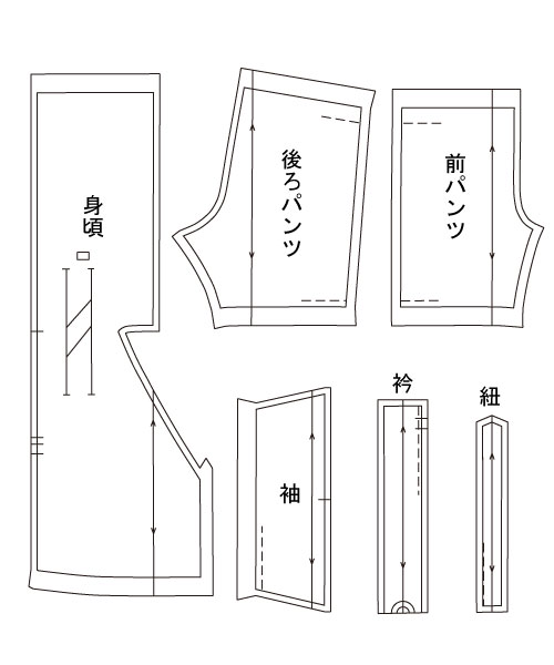 SS011 キッズ じんべい