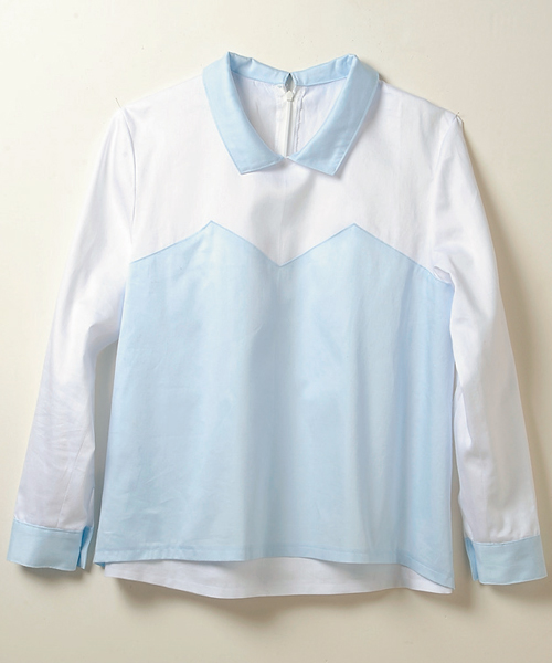 SS027 バイカラーシャツ