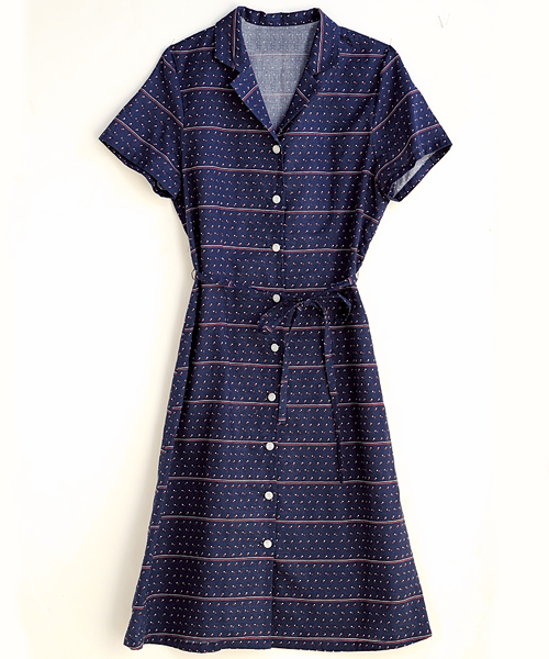 SS002 開衿シャツワンピース
