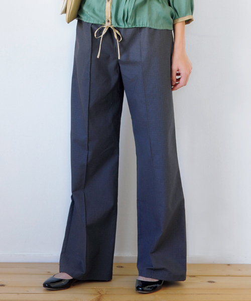 SS049 ワイドパンツ (ピンタック)