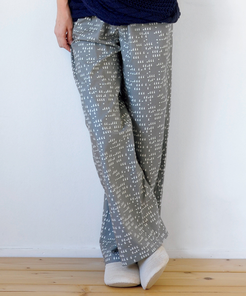 SS050 ワイドパンツ (リラックスパンツ)