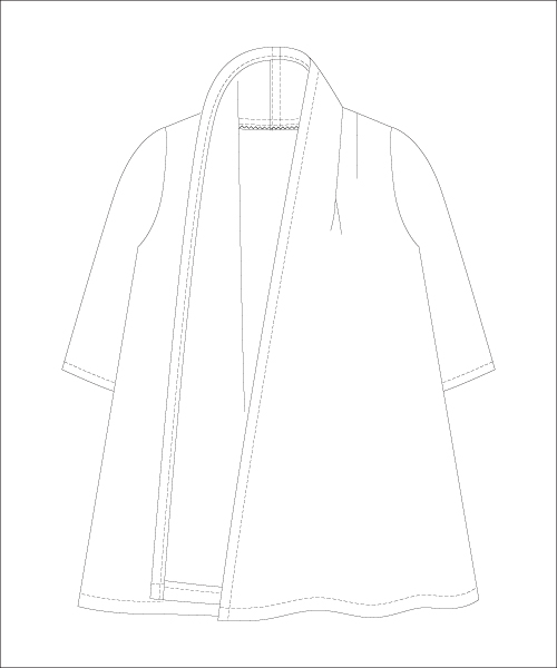 BT093 タック使いのチュニックジャケット