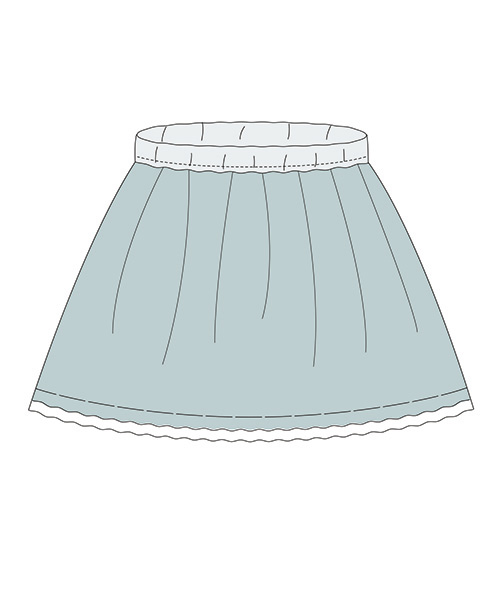 BT100 バレリーナみたいなチュチュスカート　キッズ