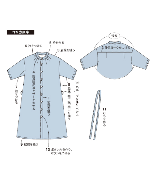 BT073 スタンドカラーのシャツワンピース