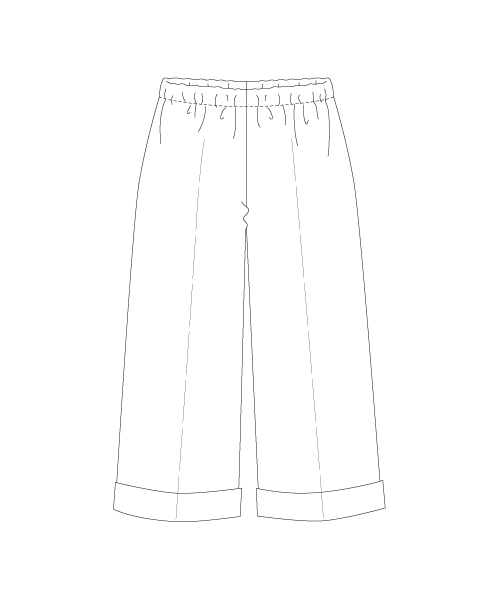 BT067 ターンアップパンツ