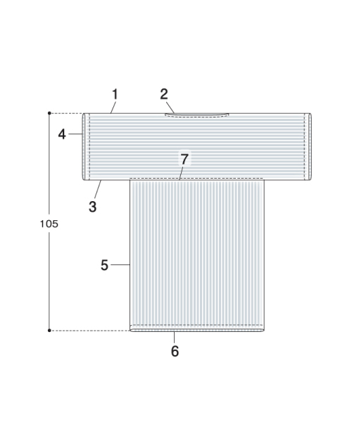 BT140 T型ワンピース