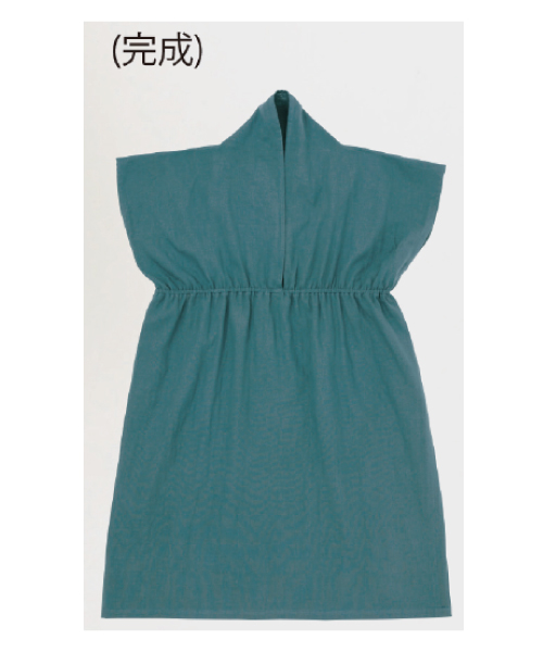 BT142 ドレープカラーワンピース