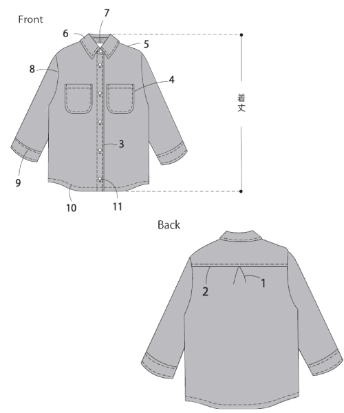 BT182 シンプルシャツ