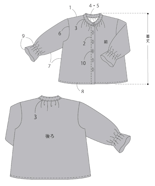 BT186 キャンディースリーブシャツ
