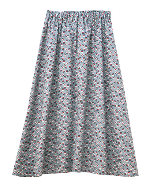 BT211 Aラインギャザースカート