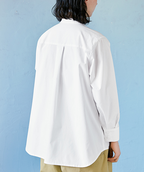 BT242 バンドカラーシャツ