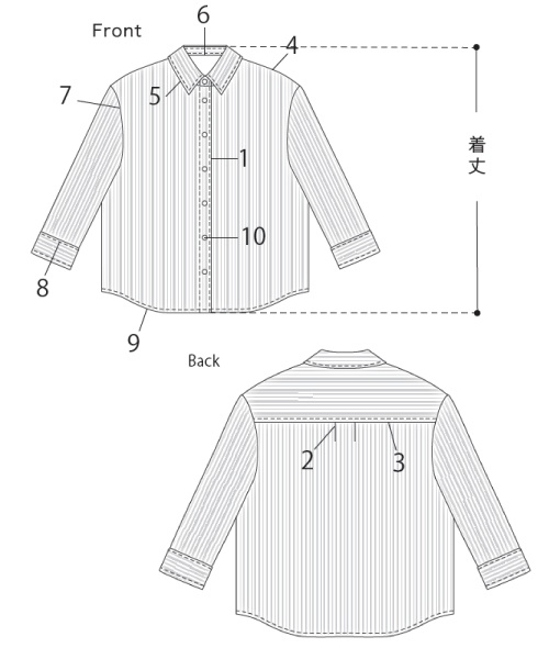 BT243 スタンダードシャツ