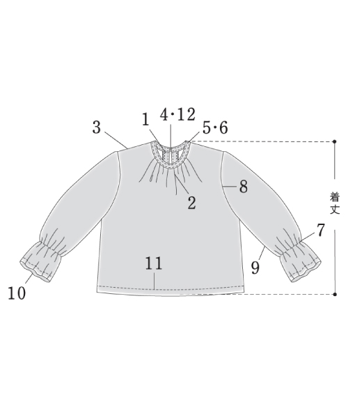 BT247 キャンディスリーブブラウス