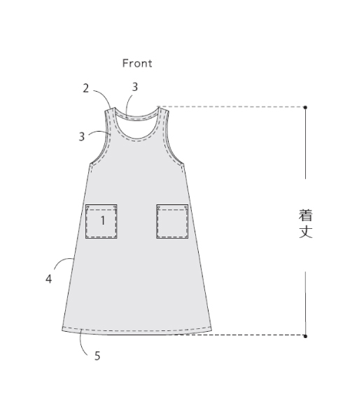 BT308 タンク型ジャンパースカート