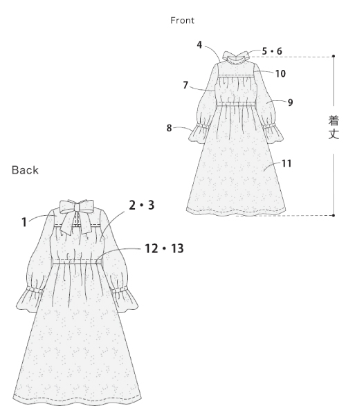 BT356 キャンディスリーブワンピース