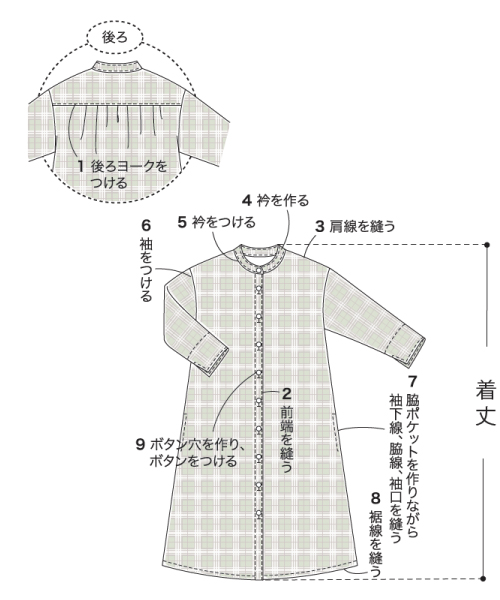 BT366 シャツワンピース