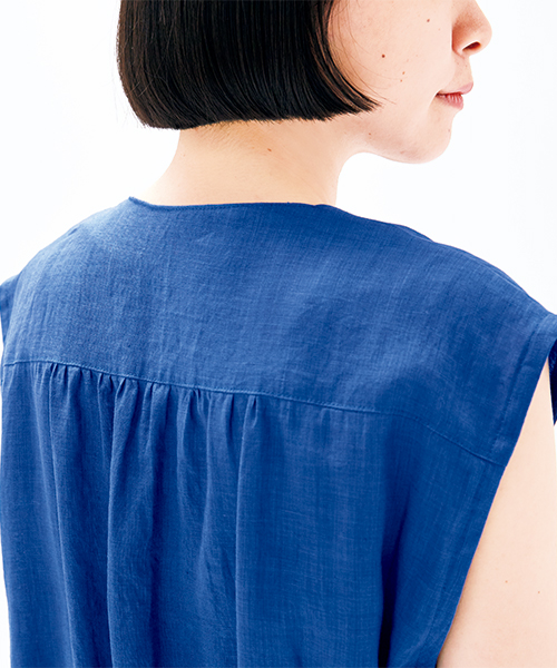 BT400 ウエストドローストリングシャツワンピース