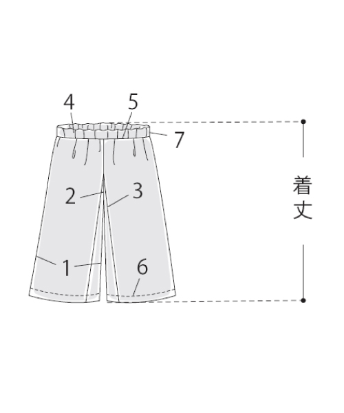 BT407 プリーツスカンツ