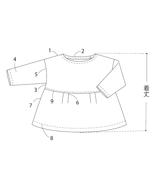 BT439 ブラウス&7分丈パンツ