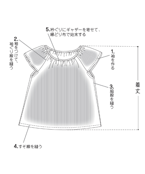 BT441 ギャザーブラウス