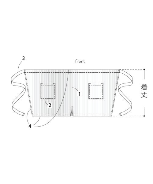 BT484 カフェエプロン