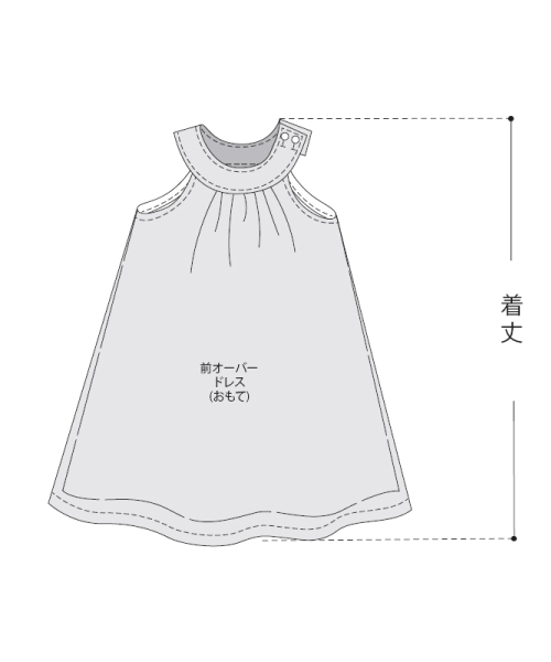 BT501 切り替えギャザーワンピ