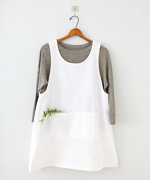 BT578 シンプルエプロン | パターンの通販サイト「handmadecom. PATTERN」