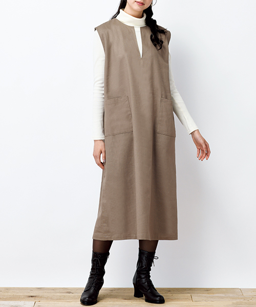 BT676 スラッシュあきジャンパースカート