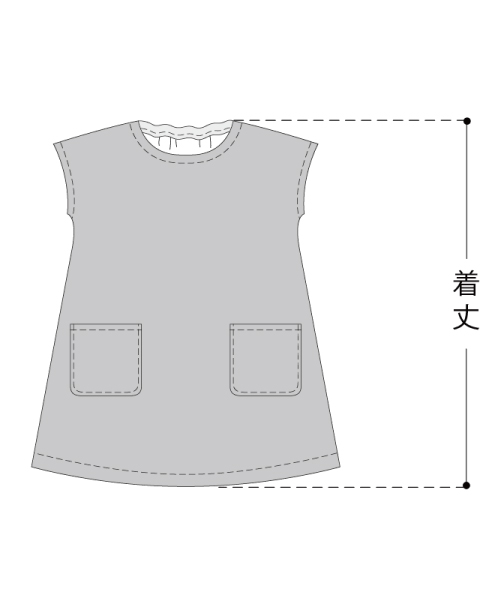 BT678 フレンチスリーブワンピース Kids