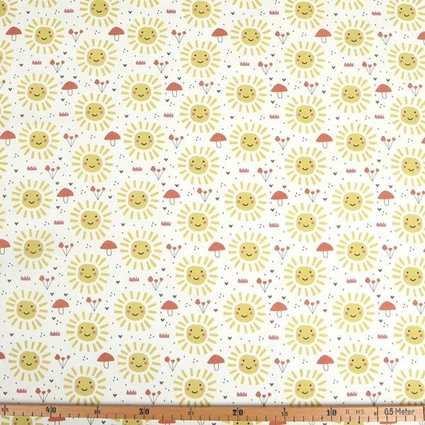 【シーチングorオックス:50cm単位】 エコファブリック fab-cm00382