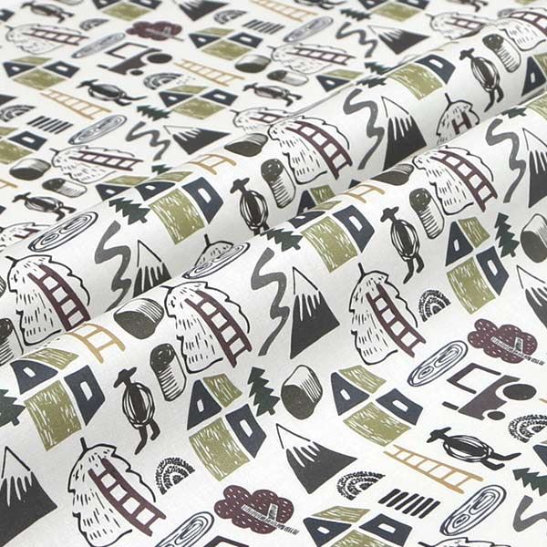 【シーチングorオックス:50cm単位】 エコファブリック fab-cm00567