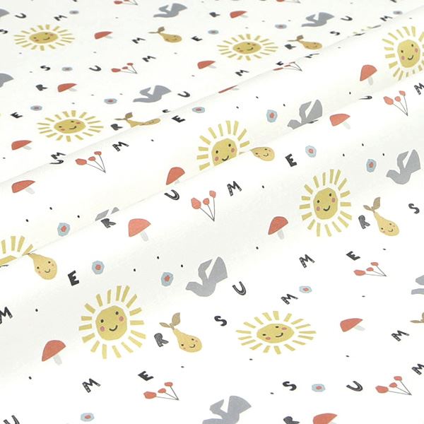 【シーチングorオックス:50cm単位】 エコファブリック fab-cm00574