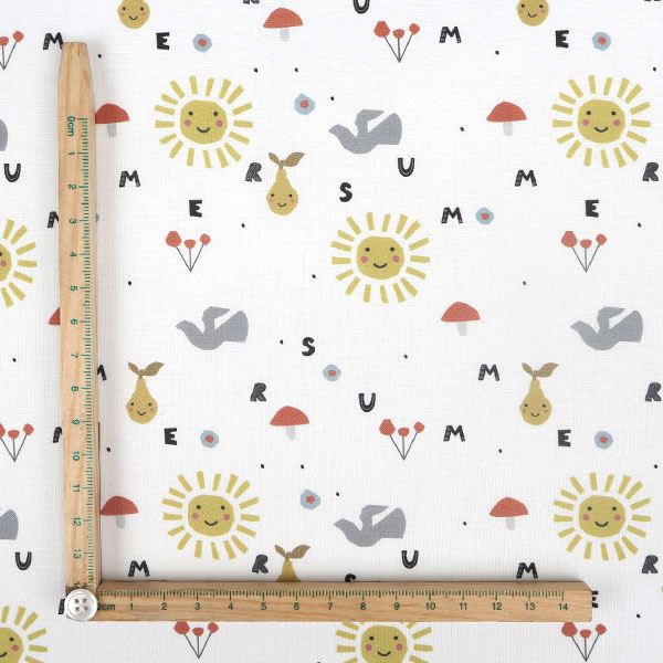 【シーチングorオックス:50cm単位】 エコファブリック fab-cm00574