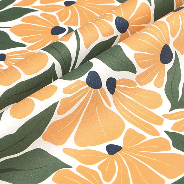 【シーチングorオックス:50cm単位】 エコファブリック fab-cm00628