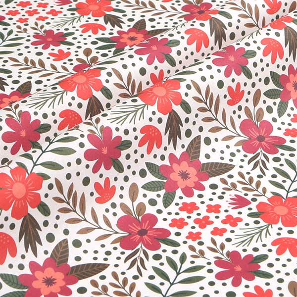 【シーチングorオックス:50cm単位】 エコファブリック fab-cm01277