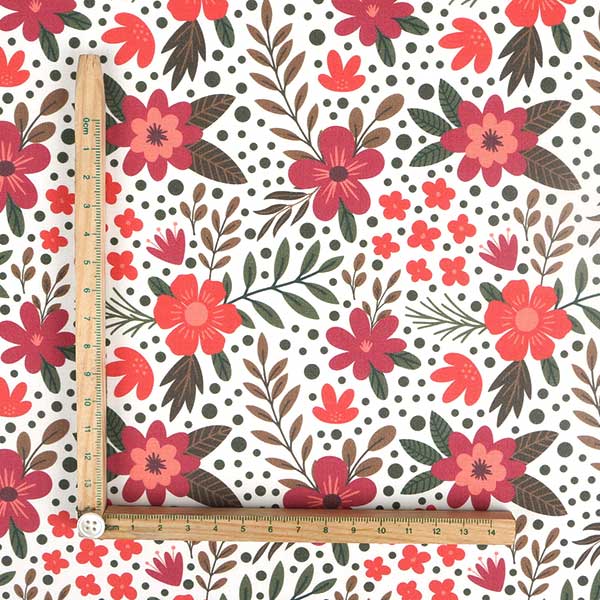 【シーチングorオックス:50cm単位】 エコファブリック fab-cm01277