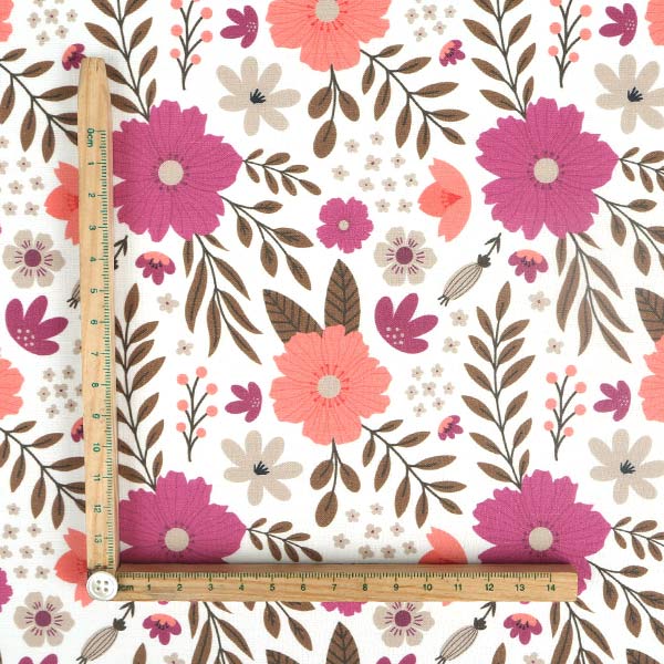 【シーチングorオックス:50cm単位】 エコファブリック fab-cm01282