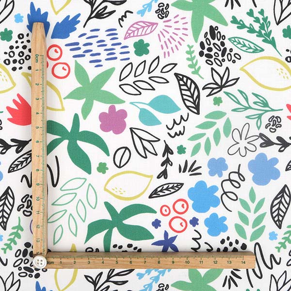 【シーチングorオックス:50cm単位】 エコファブリック fab-cm01554