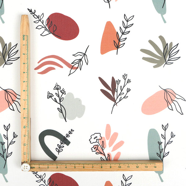 【シーチングorオックス:50cm単位】 エコファブリック fab-cm01577