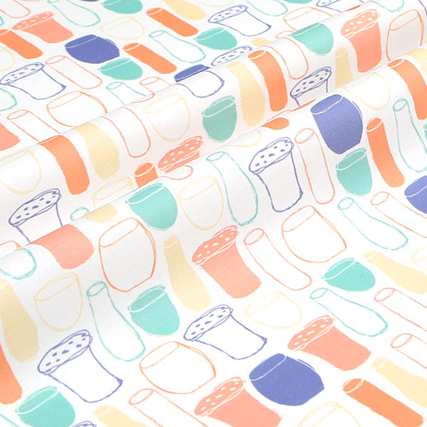 【シーチングorオックス:50cm単位】 エコファブリック fab-cm01774