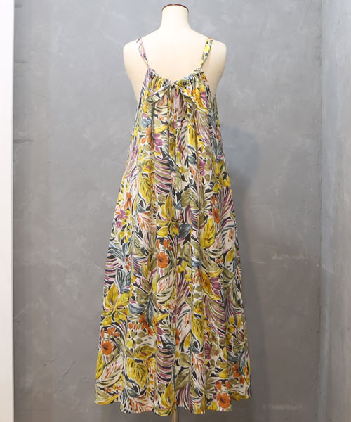 CP0058　バックリボン ギャザーワンピース レディース