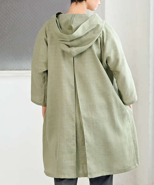 DT020 「手ぬい」のフード付きコート