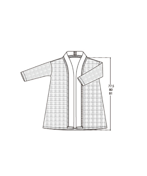 DT025 「手ぬい」のハーフコート